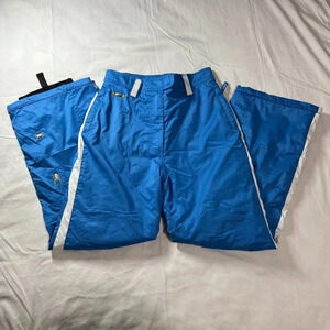 Spyder | Light Blue and White Adjustable Waist Skiing Snow Pants | Size 18Y